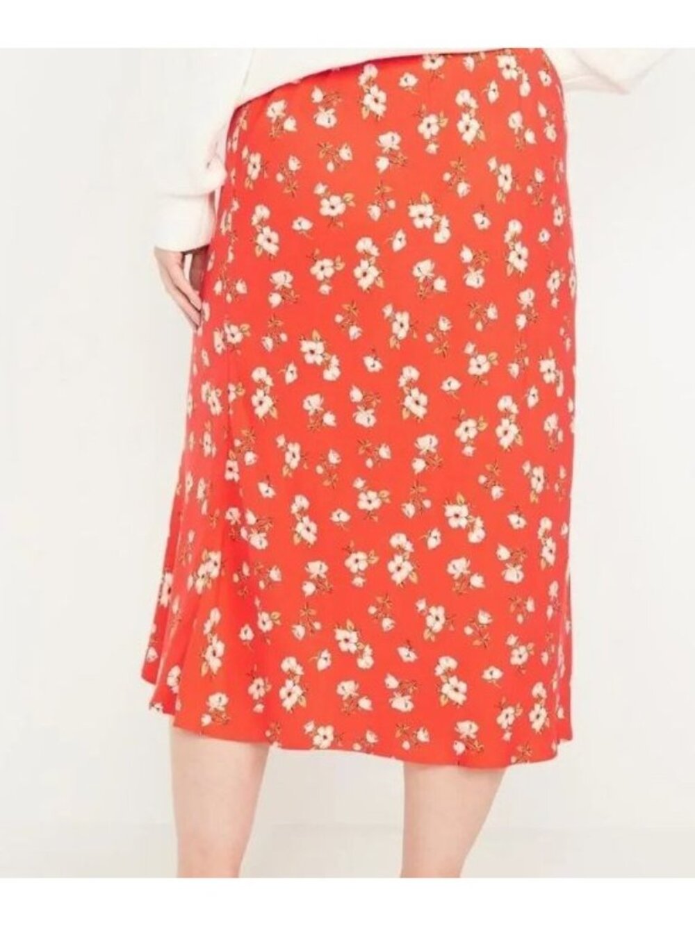 Crepe A-Line Old Navy Midi Skirt 3X - Picture 4 of 9